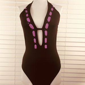 NWT Anne Cole Die 8 One-Piece Swimsuit